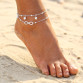 17KM 2016 Vintage Anklets For Women Bohemian Ankle Bracelet Cheville Barefoot Sandals Pulseras Tobilleras Mujer Foot Jewelry