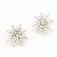 2016 New!!! Ladies Crystal Snow Flake Bijoux Statement Stud Earrings For Women Earring Fashion Jewelry Free Shipping E271