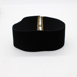 2016 trendy Black Velvet Choker Necklace 90's for Women Statement plain Ribbon Gothic round Retro Burlesque rope chain Jewelry