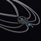 2Pcs/set Boho Turquoise Bead Anklet Wedding Foot Jewelry Chain Barefoot Sandals Beach Foot Bracelet For Women #83975