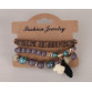 3pcs/set  White simulated-jade Elephant Wood Beads Brand Design Wild style Bracelet For Lady32702505065