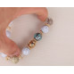 3pcs/set  White simulated-jade Elephant Wood Beads Brand Design Wild style Bracelet For Lady32702505065