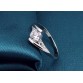 40% Off Silver Wedding Jewelry Rings for Women Crystal Engagement Cubic Zirconia Ring Rose Gold Plated Anillos Uloveido J045