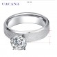 CACANA Stainless Steel Rings For Women Sequin With CZ Diamond Fashion Jewelry Wholesale NO.R1232598471124
