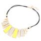 Collier Femme New Fashion Necklaces & Pendants PU Leather Rope Geometric Statement Choker for Women Mujer Accessories Jewelry1027535451