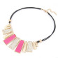 Collier Femme New Fashion Necklaces & Pendants PU Leather Rope Geometric Statement Choker for Women Mujer Accessories Jewelry1027535451