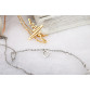 Fine jewelry 316L Stainless Steel Heart Beat Pendant Heartbeat Statement Necklace Body Chain ECG Necklace