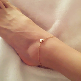New Fashion Foot jewelry heart anklets nice gift  for women girl AN20