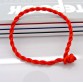 New Men Bracelet Red Rope Bangle Lucky Bracelets on the Leg for Women Cord String Line Handmade Jewelry For Couple Lover Gift