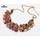 New Popular 8 Colors Multicolor Big Pendant Clavicle Chain Necklace Women&#39;s Delicate Banquet Jewelry32221206737