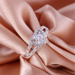R338 new cute hot sale silver ring jewelry fashion charm woman wedding stone lady high quality crystal CZ Ring