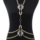 Summer Body Chain Luxury Chunky  Body Chain Women Flower Necklace&pendant Maxi Femme Statement  jewelry 2016 Collier Bijoux32692827605