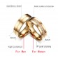 Vnox Trendy Wedding Bands Rings for Love Gold Plated CZ Zirconia Stainless Steel Ring32615157428