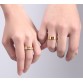Vnox Trendy Wedding Bands Rings for Love Gold Plated CZ Zirconia Stainless Steel Ring32615157428