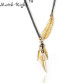Women Necklace Alloy Feather Statement Necklaces Pendants Vintage Jewelry Rope Chain Necklace Women Accessories for Gift NL53532673943711